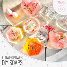 Load image into Gallery viewer, Bright Stripes - Wish*Craft: Flower Power DIY Soap Making Kit