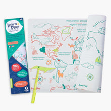 Load image into Gallery viewer, Super Petit Learn &amp; Play My First World Map