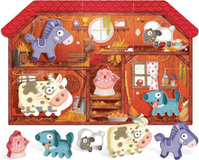 Load image into Gallery viewer, HEADU Montessori First Puzzle The Farm