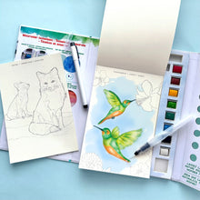 Load image into Gallery viewer, Bright Stripes - Watercolor Journal: Woodland Wildlife