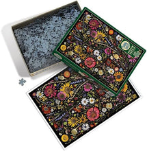 Load image into Gallery viewer, Cobble Hill 1,000 Piece Jigsaw Puzzle - Flower Press: Happiness (Poster Included)