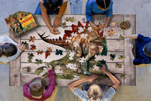 Load image into Gallery viewer, Madd Capp I AM STEGOSAURUS Dinosaur-Shaped Jigsaw Puzzle, 100 Pieces
