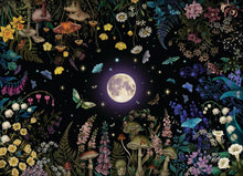 Load image into Gallery viewer, Cobble Hill 500 Piece Jigsaw Puzzle - Night Garden (Poster Included)