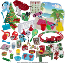 Load image into Gallery viewer, The Elf on The Shelf Set of 2: Polar Props 24-Day Ultimate Elf Ideas Kit &amp; Santa's North Pole Friends Activity Book