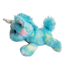 Load image into Gallery viewer, Bundle of 2 Aurora 7" Stuffed Beanbag Animals - Blueberry Ripple Unicorn &amp; Tutti Frutti Pegasus