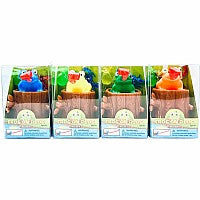 Load image into Gallery viewer, Zorbitz - Frog on a Log Fidget Toy, Includes 4 Squishy Bugs, - Colors vary - 1 Count - Ages 6+