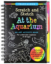 Load image into Gallery viewer, Scratch and Sketch - At the Aquarium: An Art Activity Book