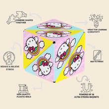 Load image into Gallery viewer, Shashibo Magnetic Puzzle Cube - Hello Kitty: Rainbow