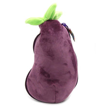 Load image into Gallery viewer, Flipetz - Velvet the Elephant &amp; Eggplant: 2-in-1 Plush Toy
