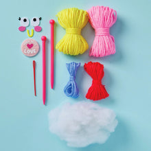 Load image into Gallery viewer, Bright Stripes - Snack Knit Kit: Cupcake Cutie