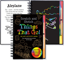 Load image into Gallery viewer, Scratch and Sketch - Things That Go! An Art Activity Book