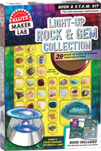 Load image into Gallery viewer, Klutz Maker Lab - Light Up Rock &amp; Gem Collection