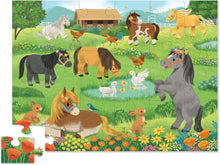 Load image into Gallery viewer, Crocodile Creek Jumbo Floor Puzzle: Pretty Ponies, 36-Pieces