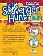 Load image into Gallery viewer, Kids Scavenger Hunt - Children's Game - Ages 6+ - Indoor and Outdoor Scavenger Hunt Game - Develops Gross Motor Skills - for 2 or More Players Individually or Team Play