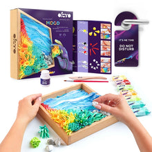 Load image into Gallery viewer, Otko - Wood &amp; Air Dry Clay Sensory Art Kit: Ocean "Mood"