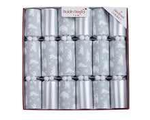 Load image into Gallery viewer, Robin Reed English Holiday Christmas Crackers - Racing Polar Bear Racers, 6 Count