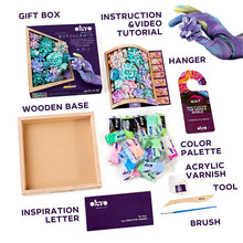 Load image into Gallery viewer, Otko - Wood &amp; Air Dry Clay Sensory Art Kit: Succulent "Tenderness"