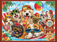 Load image into Gallery viewer, Cobble Hill 275 Piece Jigsaw Puzzle - Hammock Party (Poster Included), Extra-Large Pieces