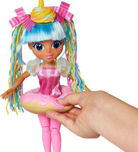 Load image into Gallery viewer, Fidgie Friends Unicorn Sprinkles – Stretchy Noodle Hair with Slow Foam Donut Skirt