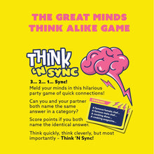 Load image into Gallery viewer, Gamewright - Think 'N Sync - The Great Minds Think Alike Game
