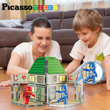 Load image into Gallery viewer, Picasso Tiles - Magnetic Tile Construction Blocks: NINJA DOJO
