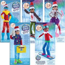 Load image into Gallery viewer, The Elf on The Shelf - Magi-Freez Complete Set: Polar Power Hero, Swish &amp; Sleigh Snowboarder, Pop Star, Holly Jolly Ollie Skateboarder &amp; Retro Rad ’80s Gear