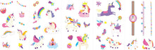 Load image into Gallery viewer, Avenir - Nail Stickers and Tattoos: UNICORNS