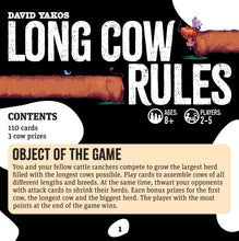 Load image into Gallery viewer, Outset Media - Long Cow: An Udderly Ridiculous Card Game