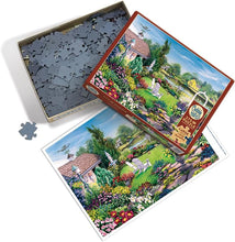 Load image into Gallery viewer, Cobble Hill 275 Piece Jigsaw Puzzle - By the Pond (Poster Included), Extra-Large Pieces