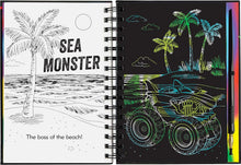 Load image into Gallery viewer, Scratch and Sketch - Extreme! Monster Trucks: An Art Activity Book