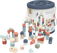 Load image into Gallery viewer, Speedy Monkey - Wooden Building Blocks Set, 50 Pieces