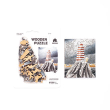 Load image into Gallery viewer, Geek Toys World - Piecezz Mini Wooden Puzzle: Lighthouse, 40 pieces