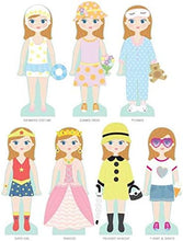 Load image into Gallery viewer, Floss &amp; Rock - Magnetic Dress Up Wooden Doll, Elsie