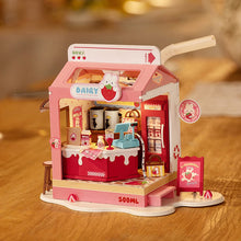 Load image into Gallery viewer, Rolife - DIY Miniature House Kit: Strawberry Milk House