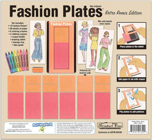 Load image into Gallery viewer, Fashion Plates — Retro Remix Edition — Mix-and-Match Drawing Set — Make 100s of Fabulous Fashion Designs