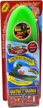 Load image into Gallery viewer, Surfer Dudes Classics Wave Powered Mini-Surfer and Surfboard Toy - Rincon Rex and Santa Cruz