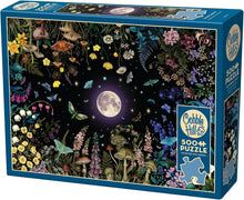 Load image into Gallery viewer, Cobble Hill 500 Piece Jigsaw Puzzle - Night Garden (Poster Included)