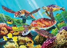 Load image into Gallery viewer, Cobble Hill 350 Piece Family Jigsaw Puzzle - Molokini Current (Poster Included)