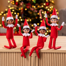Load image into Gallery viewer, The Elf on the Shelf: Scout Elf Boy, Magi-Freez Dashing Dino Hoodie &amp; Classic Candy Cane PJs