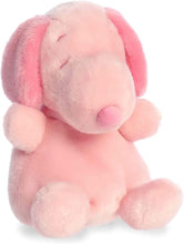 Load image into Gallery viewer, Aurora Adorable Palm Pals Plush - Snoopy, 5" - Pink