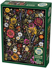Load image into Gallery viewer, Cobble Hill 1,000 Piece Jigsaw Puzzle - Flower Press: Happiness (Poster Included)