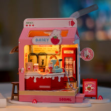 Load image into Gallery viewer, Rolife - DIY Miniature House Kit: Strawberry Milk House