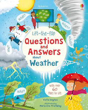 Load image into Gallery viewer, Usborne Lift-The-Flap Hardback Book - Questions and Answers about Weather