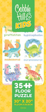 Load image into Gallery viewer, Cobble Hill 35-Piece Floor Puzzle: Dinosaur Alphabet