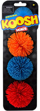 Load image into Gallery viewer, Koosh Minis Variety Color 3-Pack - The Easy to Catch, Hard to Put Down Ball!