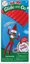 Load image into Gallery viewer, The Elf on The Shelf Action Set: Magi-Freez Swish and Sleigh Snowboarder, Magi-Freez Holly Jolly Skateboarder &amp; Glide n' Go Glider
