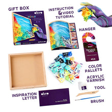 Load image into Gallery viewer, Otko - Wood &amp; Air Dry Clay Sensory Art Kit: Ocean "Mood"