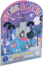 Load image into Gallery viewer, Floss &amp; Rock Enchanted Stick and Play Kids Activity Book with 50 Reusable Stickers