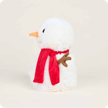 Load image into Gallery viewer, Warmies Microwavable &amp; Weighted Plush - Red Scarf Snowman