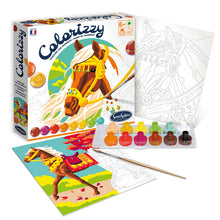 Load image into Gallery viewer, Sentosphère Colorizzy Paint-by-Number Kits - Horses